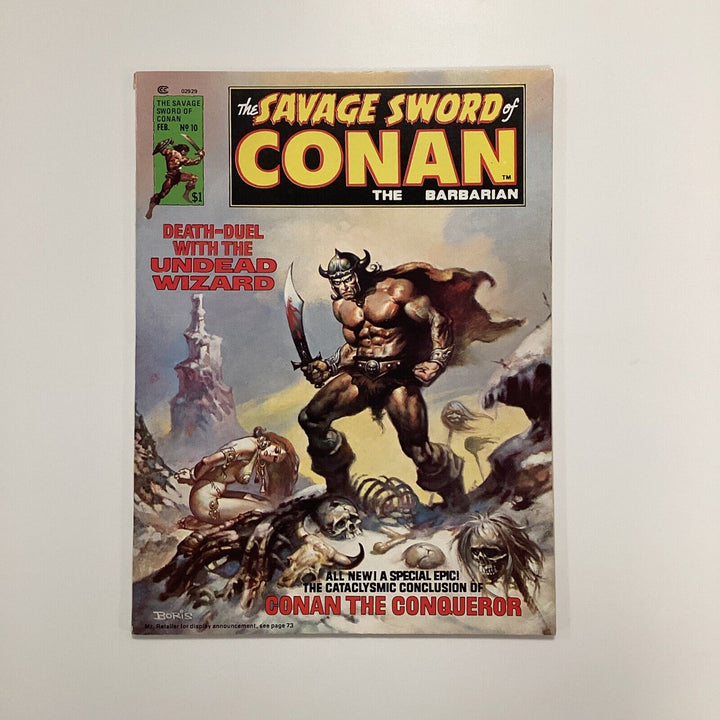 Savage Sword of Conan #10 1975 FN/VF **5mm split top of spine