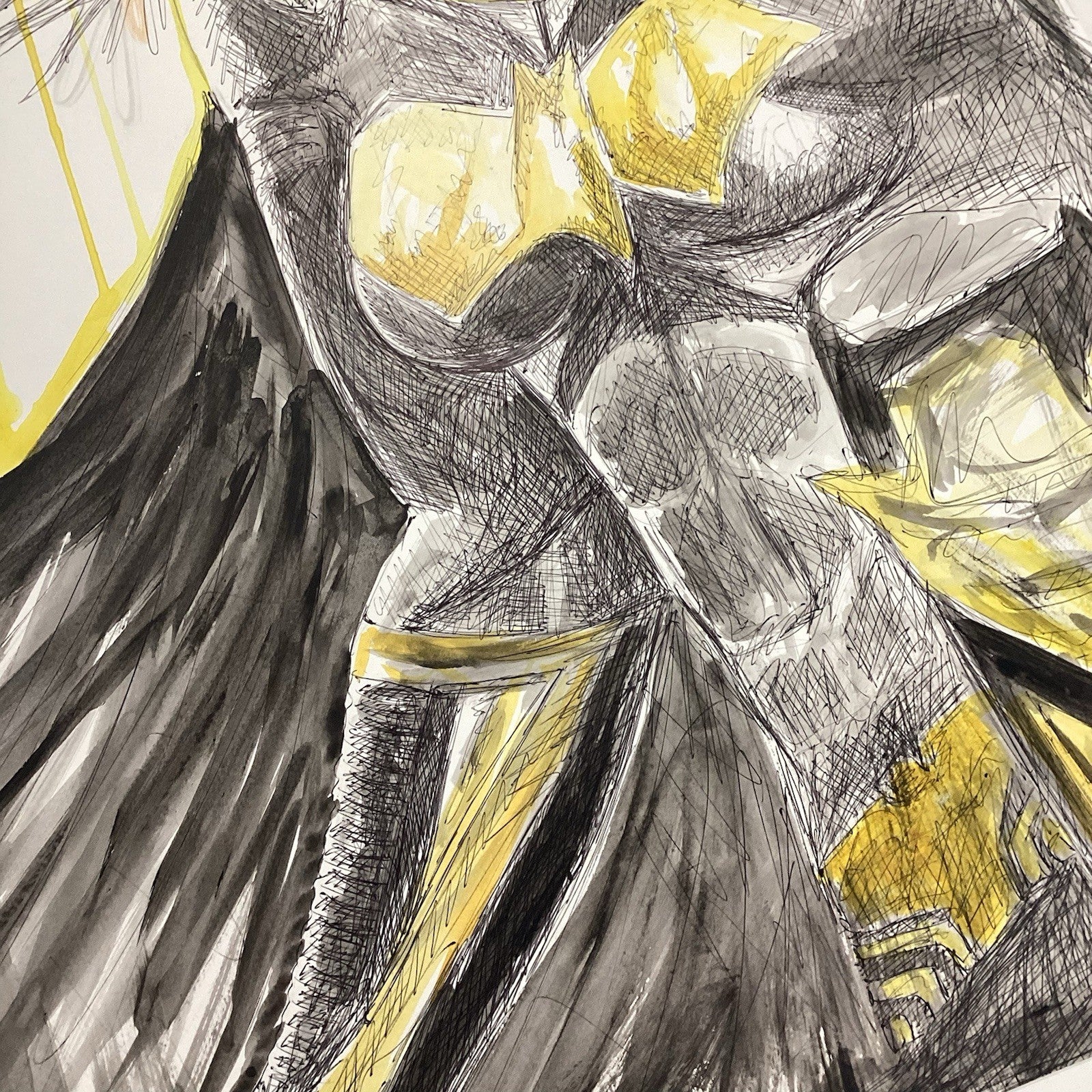 Batgirl Original Art by Becky Knapp with COA (80x59cm)7