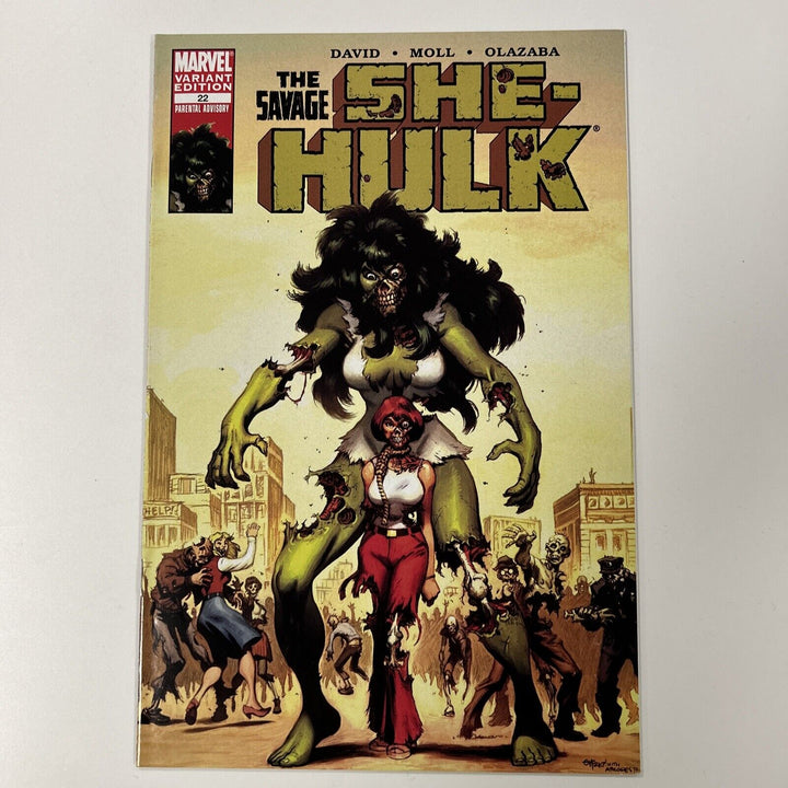 Savage She Hulk #22 l 2007 1:15 Incentive Zombie Variant