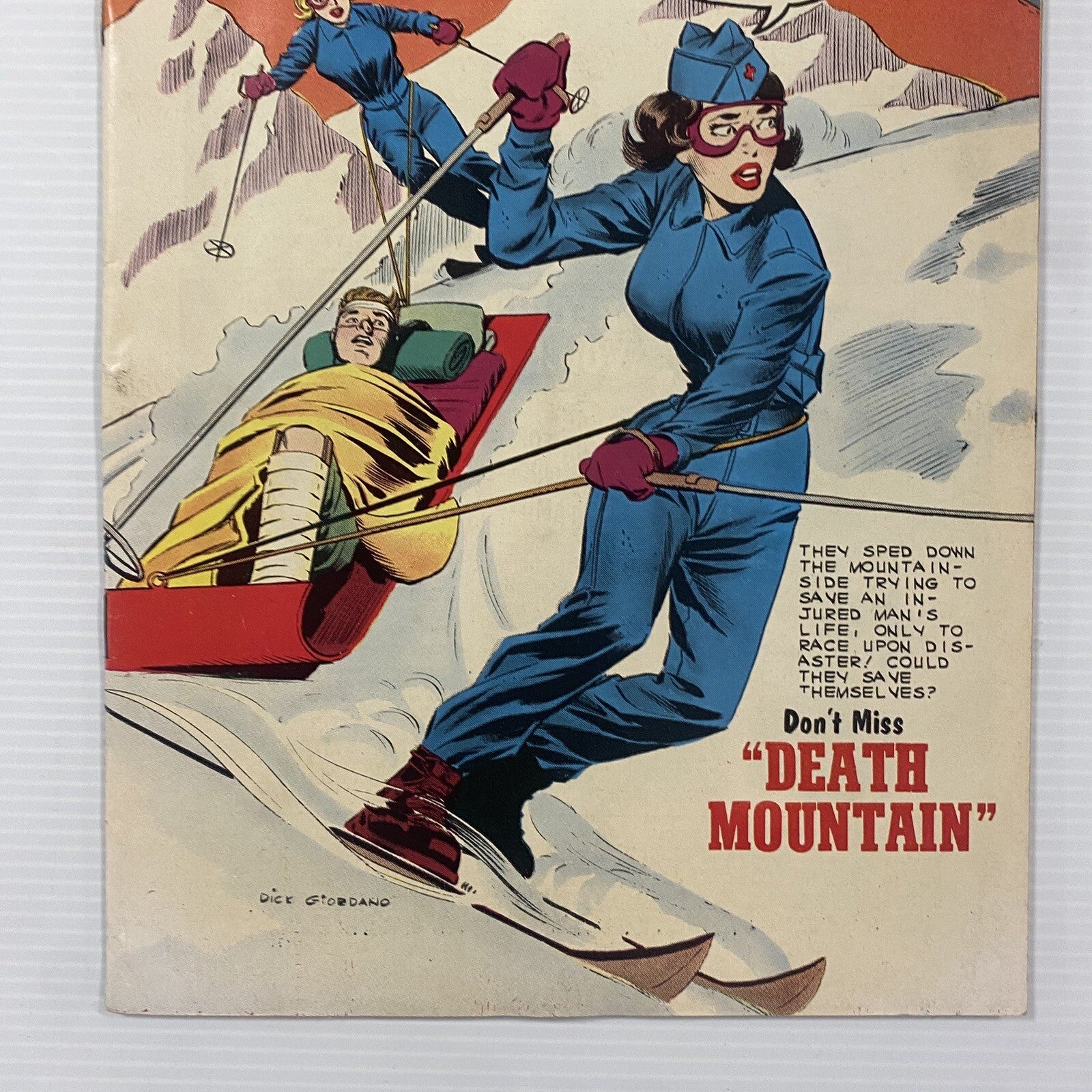 Sue and Sally Smith Flying Nurses 1962 #50 VG+ Pence copy **Rusted staples**2