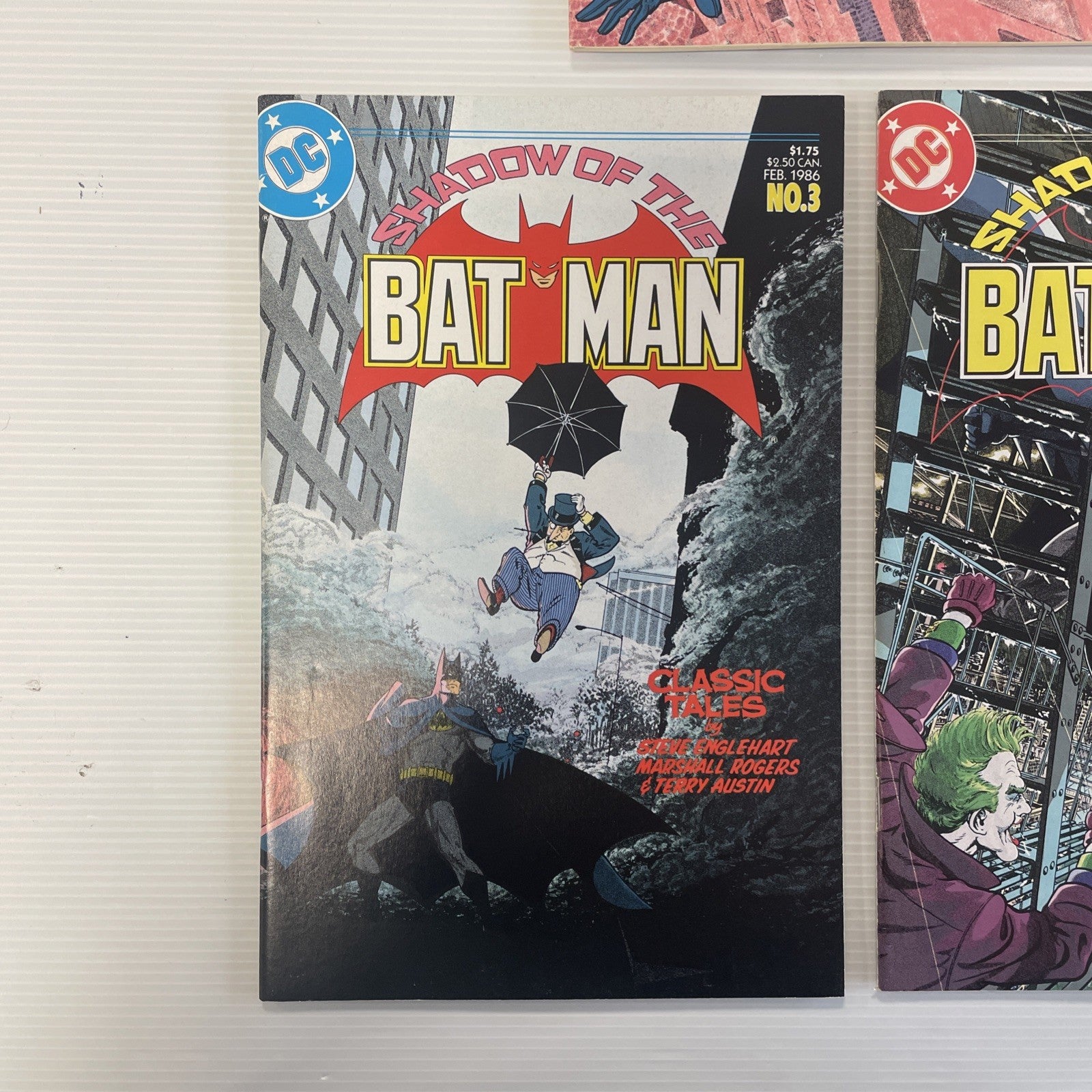 Shadow of The Batman #1-5 1985 Complete Set Reprints Classic Stories3