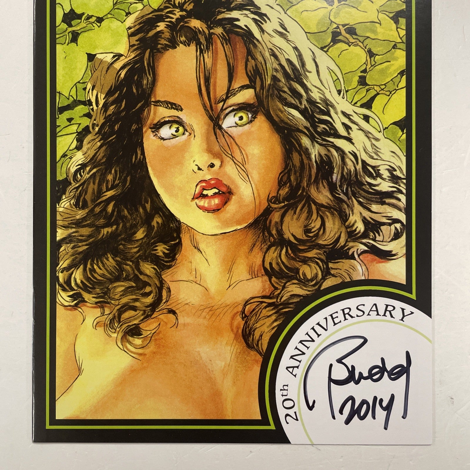 Cavewoman 20th Anniversary Convention Book 2014 Signed & Sketch By Budd Root2