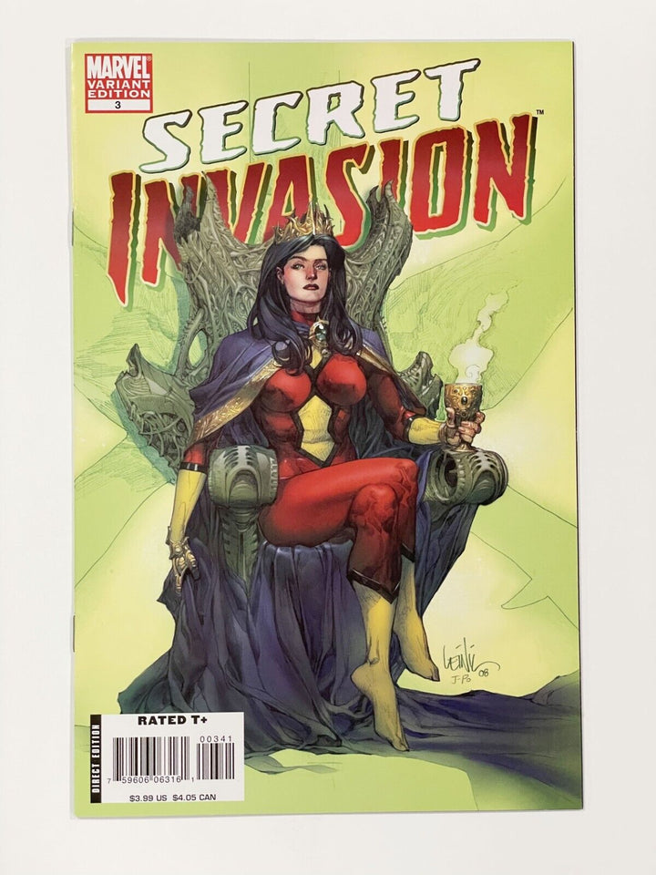 Secret Invasion #3 Leinil Yu variant NM- Marvel Comics (1)