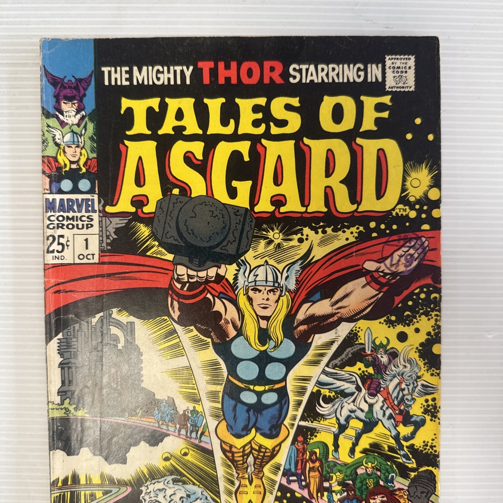 Tales Of Asgard #1 1968 VG+ Pence Stamp1