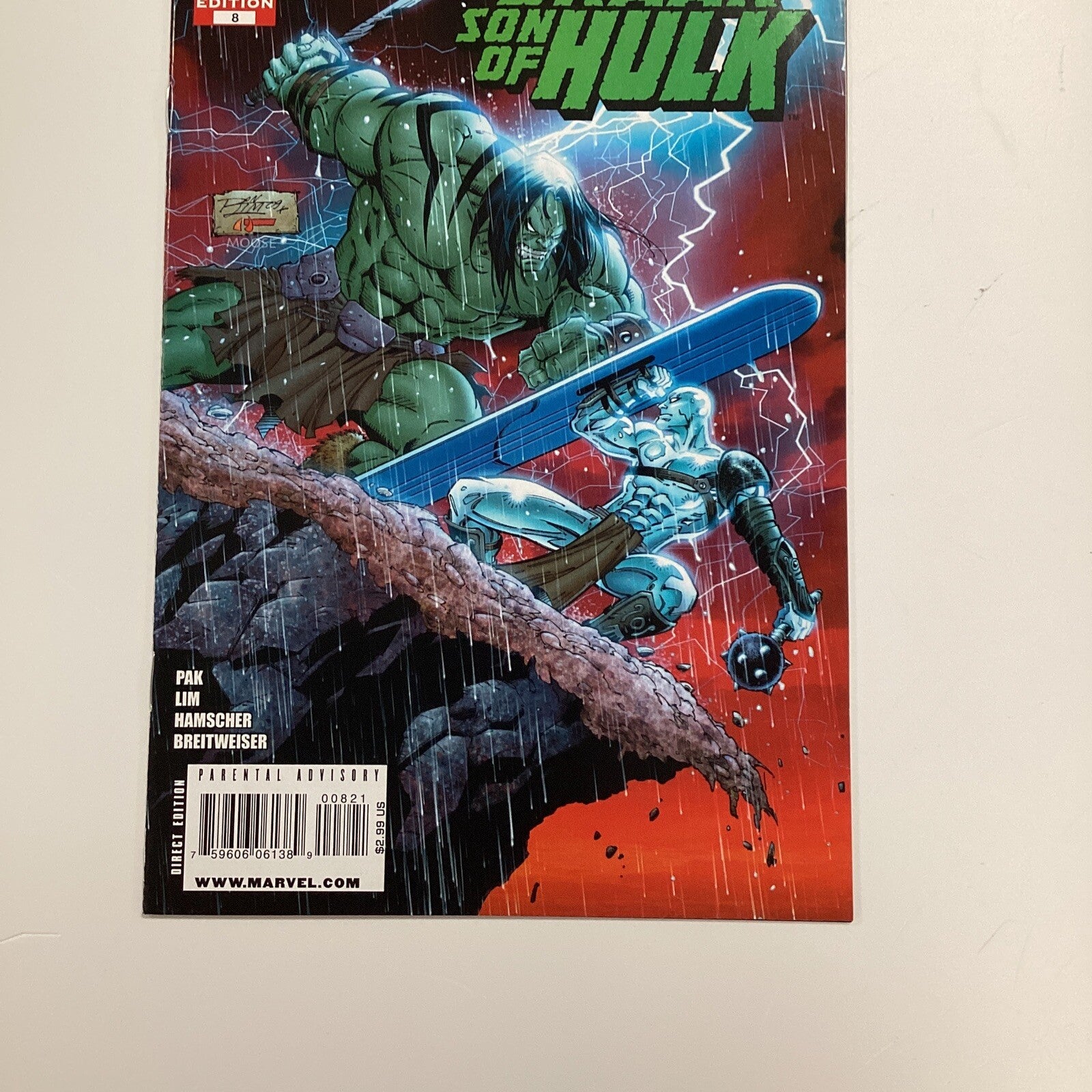 Skaar: Son Of Hulk #8 2008 NM- Ron Lim Variant Cover2