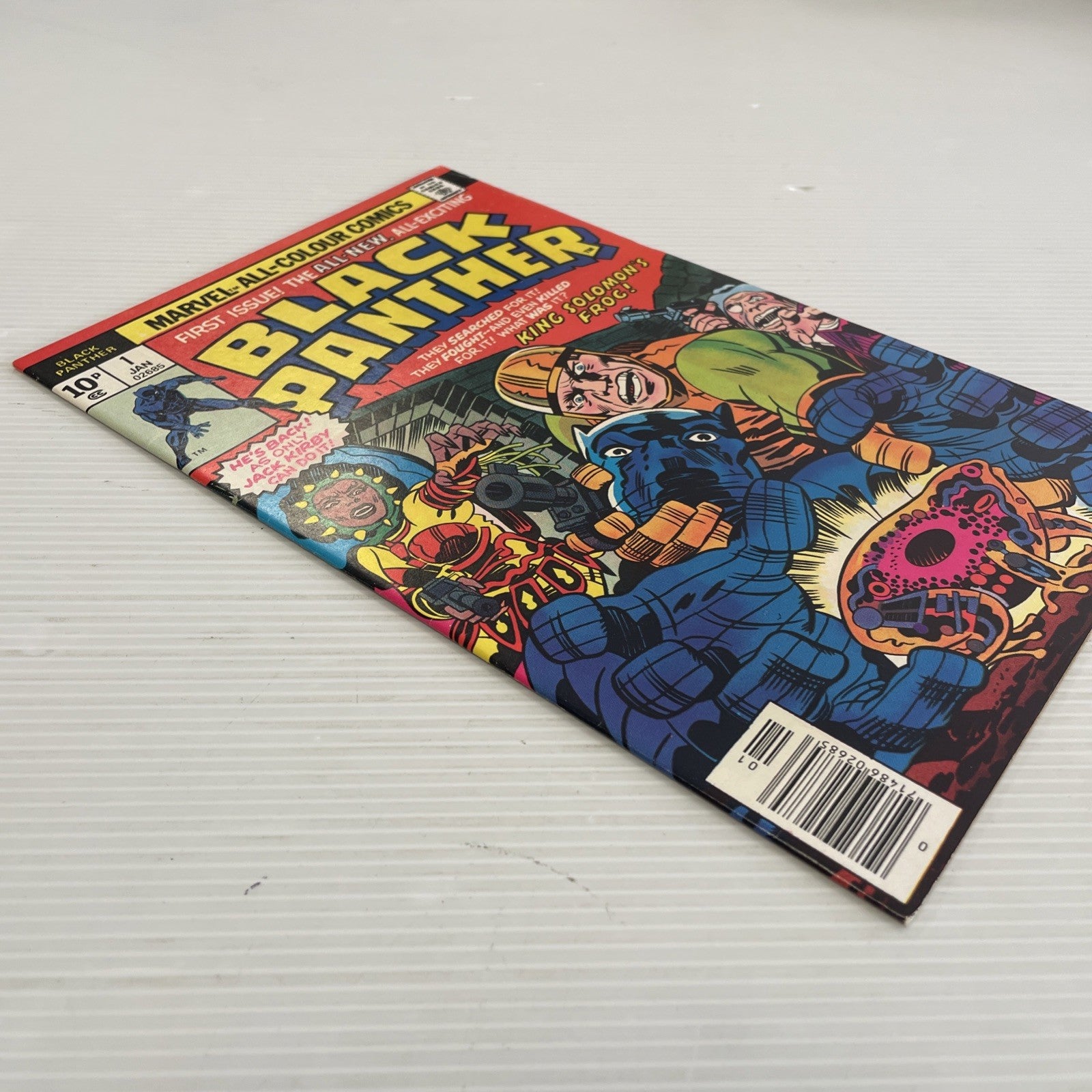 Black Panther #1 1977 FN+ Pence Copy 1st in own title3
