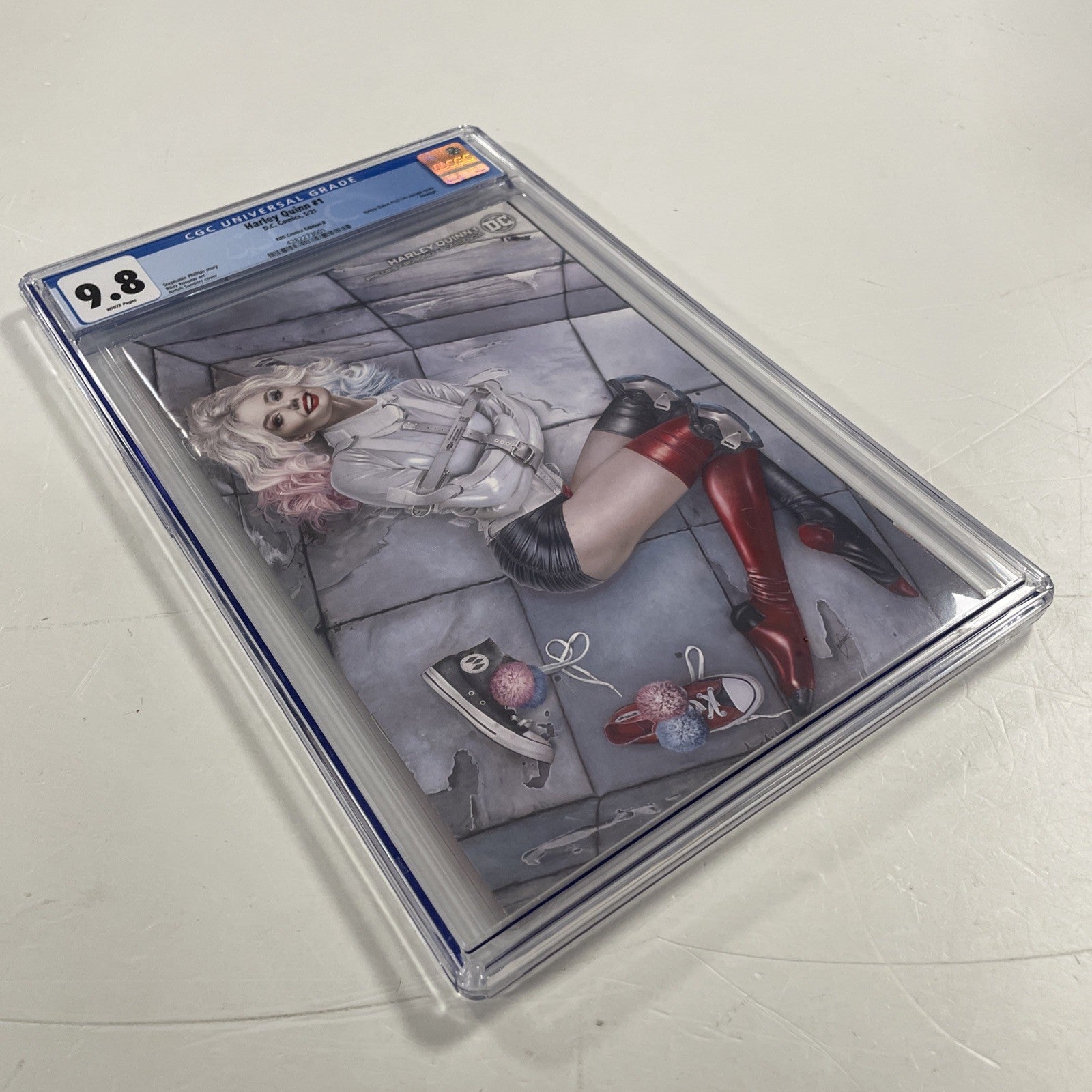Harley Quinn #1 2021 CGC 9.8 White Pages Natalie Sanders KRS Comics Variant1