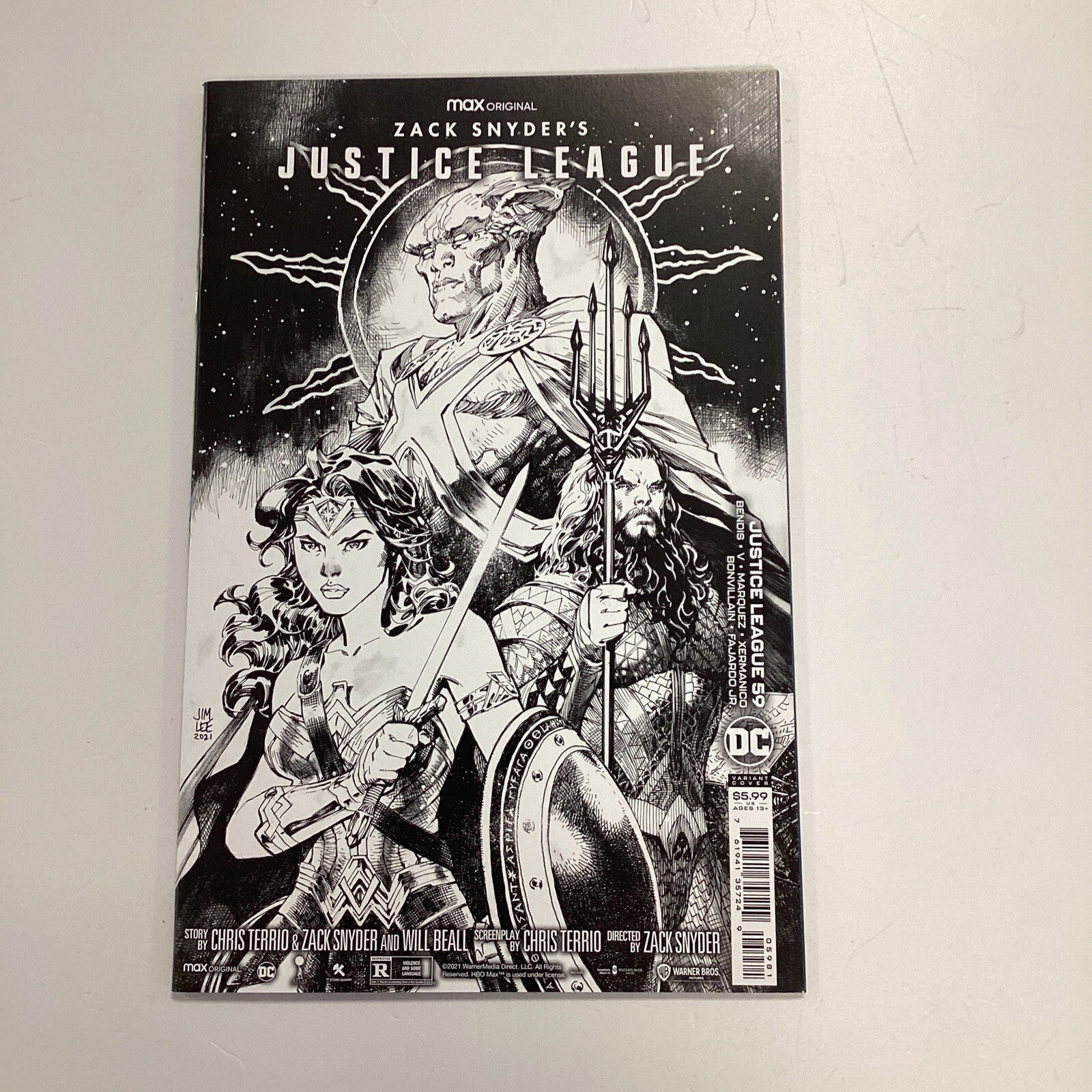 Justice League #59 2021 NM 1:100 Jim Lee Variant Snyder Cut0