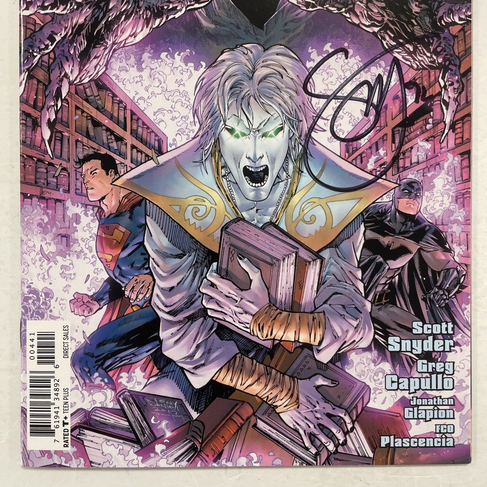 Dark Knights Death Metal #4 2018 NM Signed Scott Snyder *signed at Thoughtbubble2