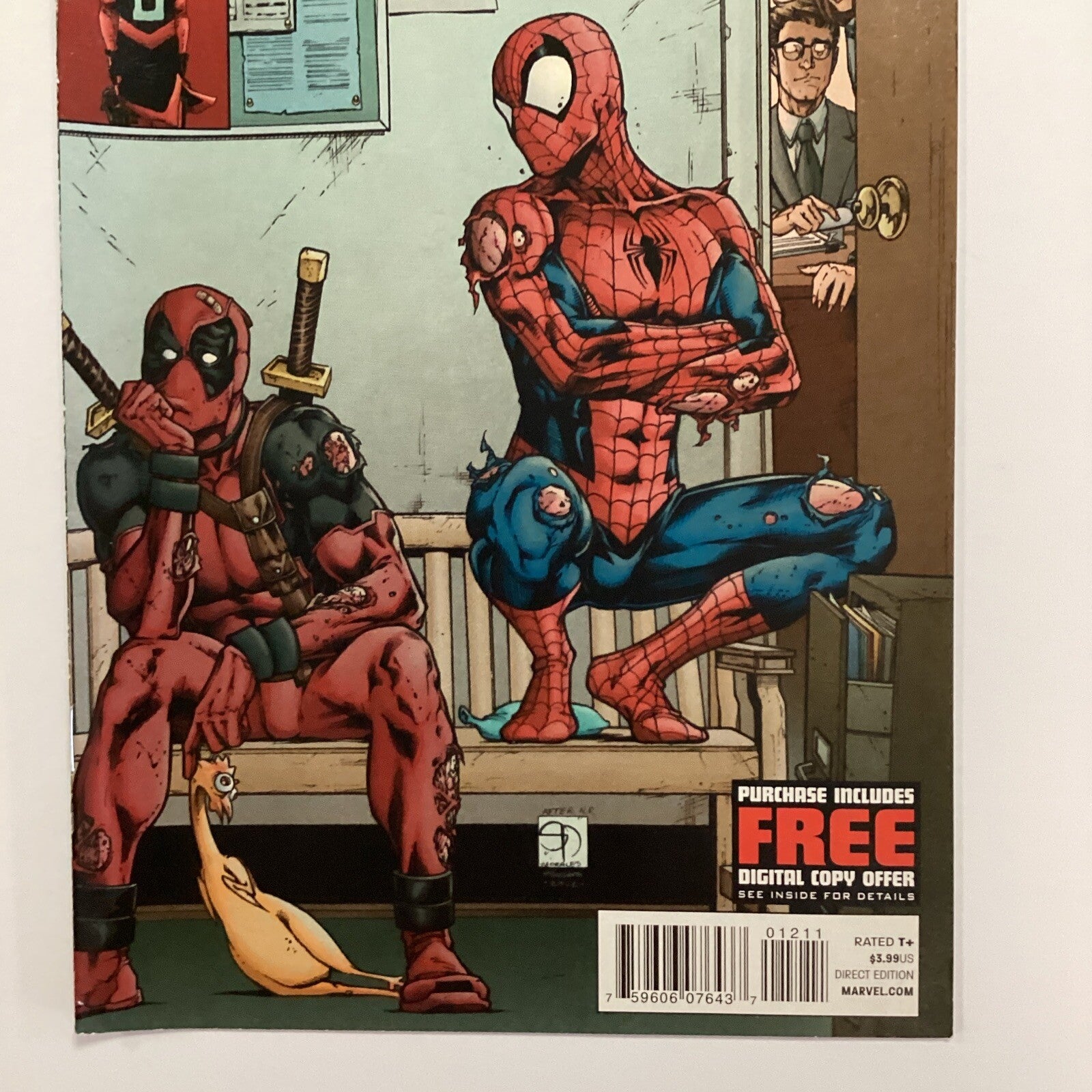 Avenging Spider-man #12 2012 VF Deadpool appearance3