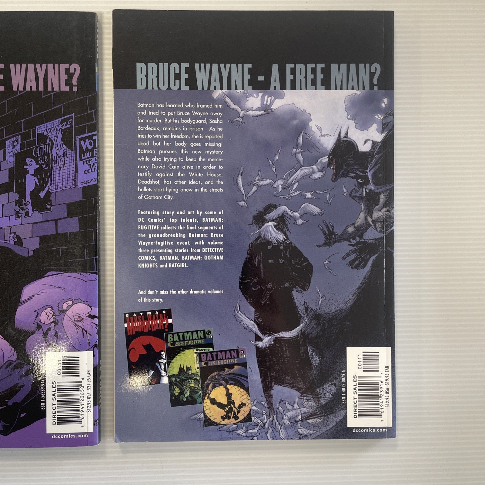 Batman: Fugitive Vol. 1-3 2002 TPB Trade Paperback Graphic Novel Set Complete Se8
