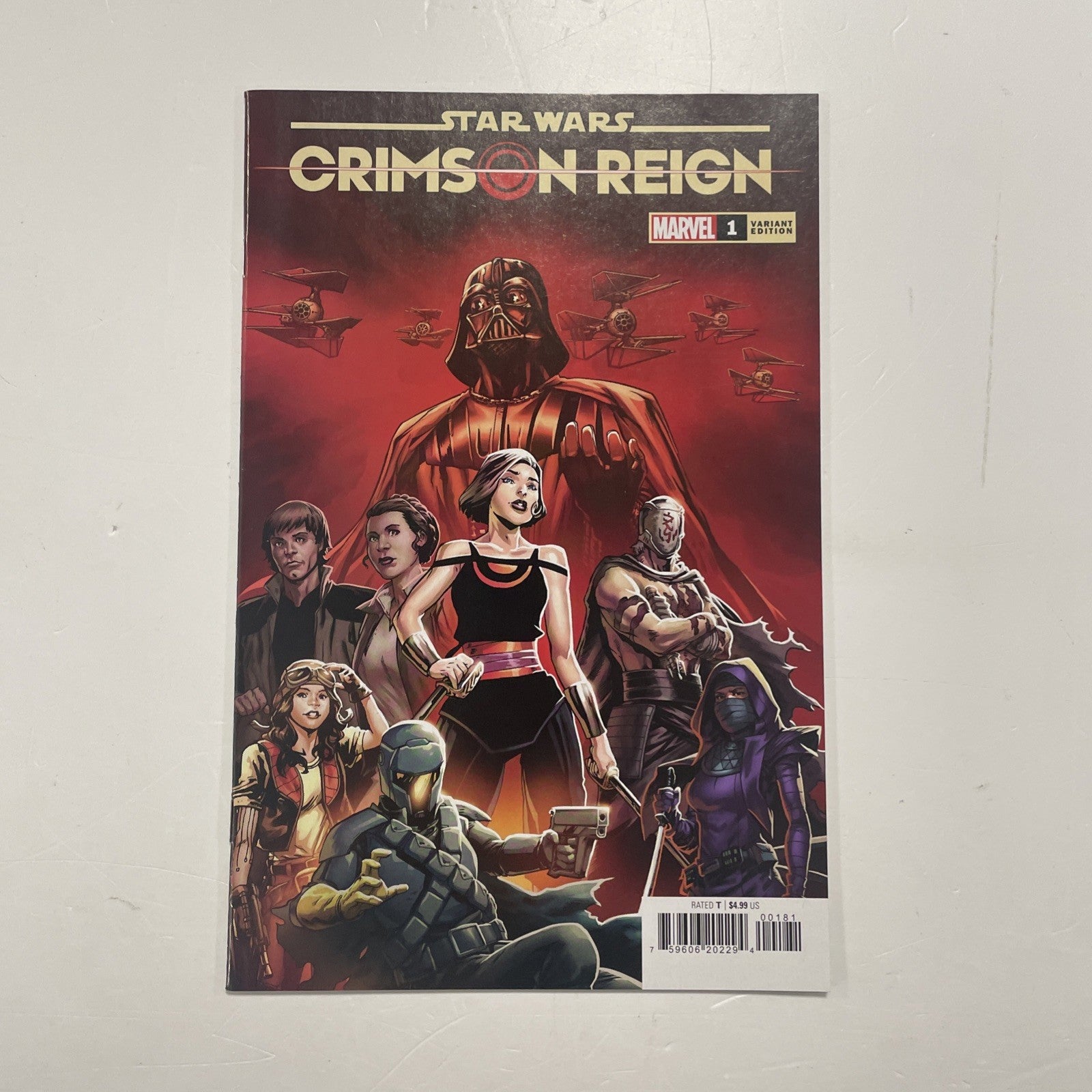 Star Wars: Crimson Reign #1 2022 NM 1st Sear Steve Cummings 1:50 Incentive Varia0