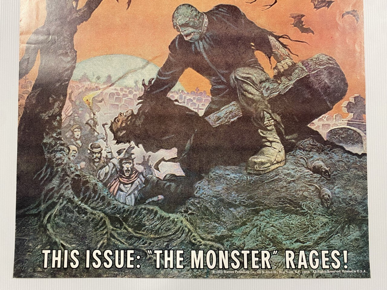 Creepy Magazine #10 poster Frank Franzetta Warren Publishing 1972 USA Original4