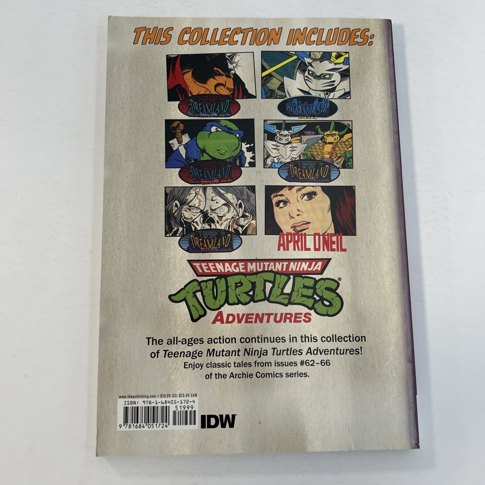 Teenage Mutant Ninja Turtles Adventures Vol, 15 2018 IDW TPB 1st Print6