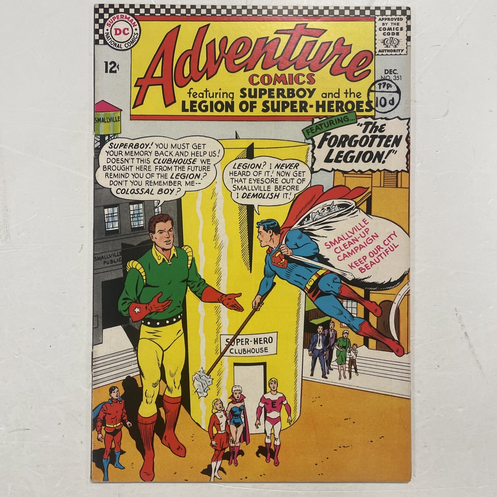 Adventure Comics #351 1966 FN/VF Pence Stamp0