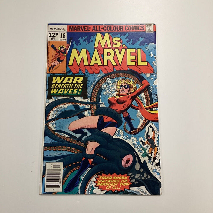 Ms Marvel #16 1978 FN 1st Cameo of Mystique Stamp On Cover