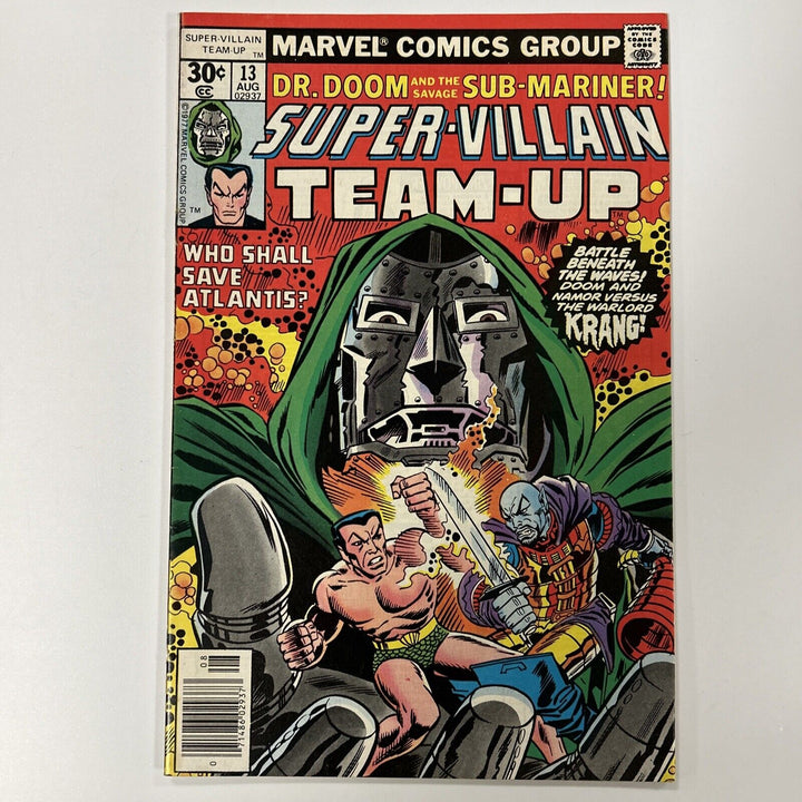 Super-villain Team-up #13 1976 FN/VF Dr. Doom & Sub-mariner