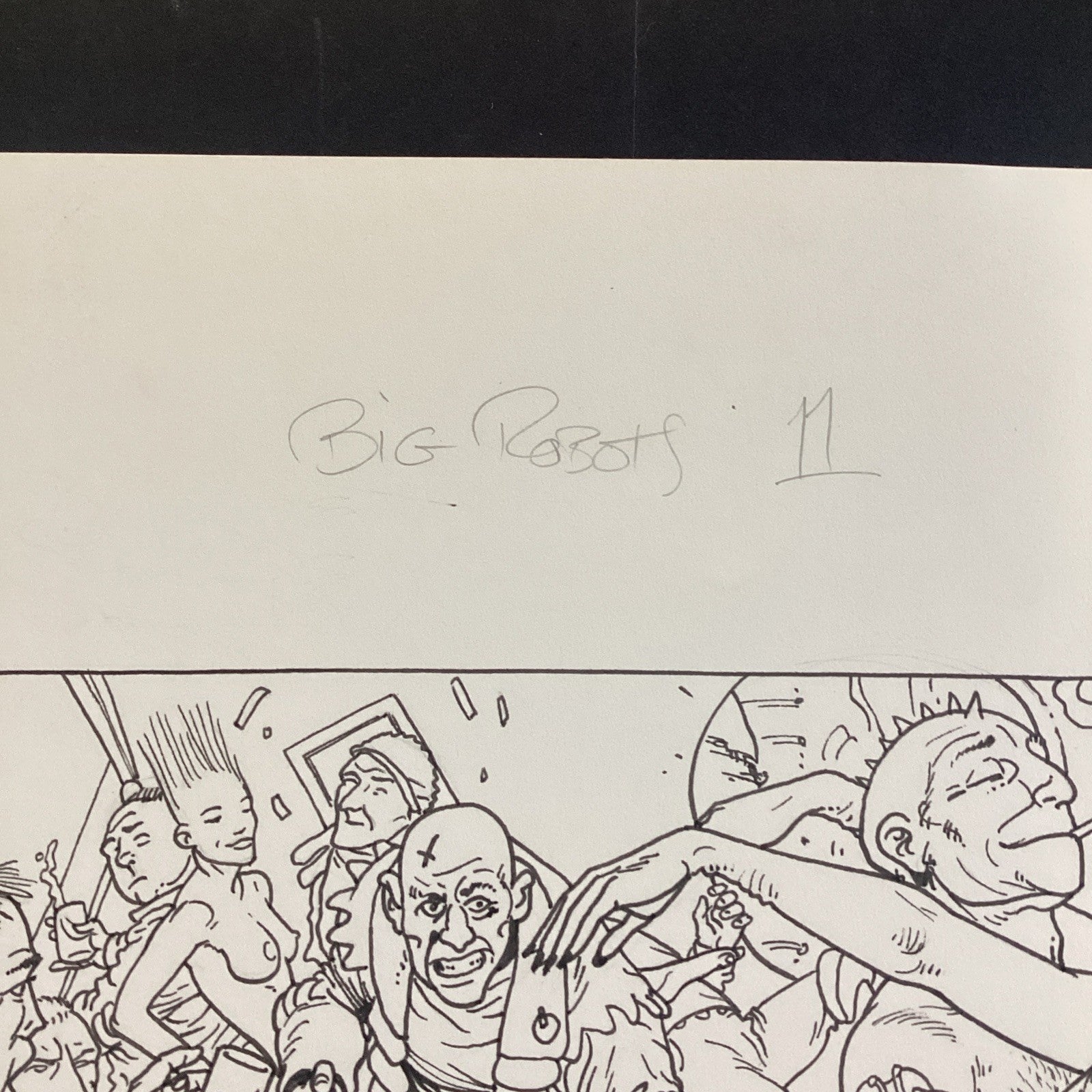 Original Artwork for Judge Anderson Big Robots Page 11 Megazine 258 Dave Taylor5