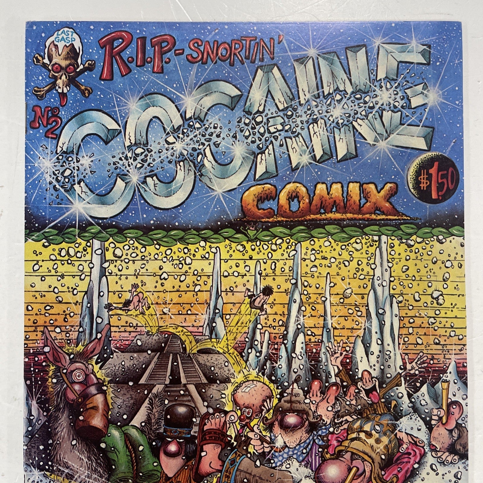 R.I.P. Snortin’ Cocaine Comix #1 1975 FN/VF Last Gasp1