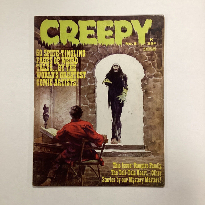 Creepy #3 June 1965 VG Frank Frazetta Cover Warren Horror Magazine