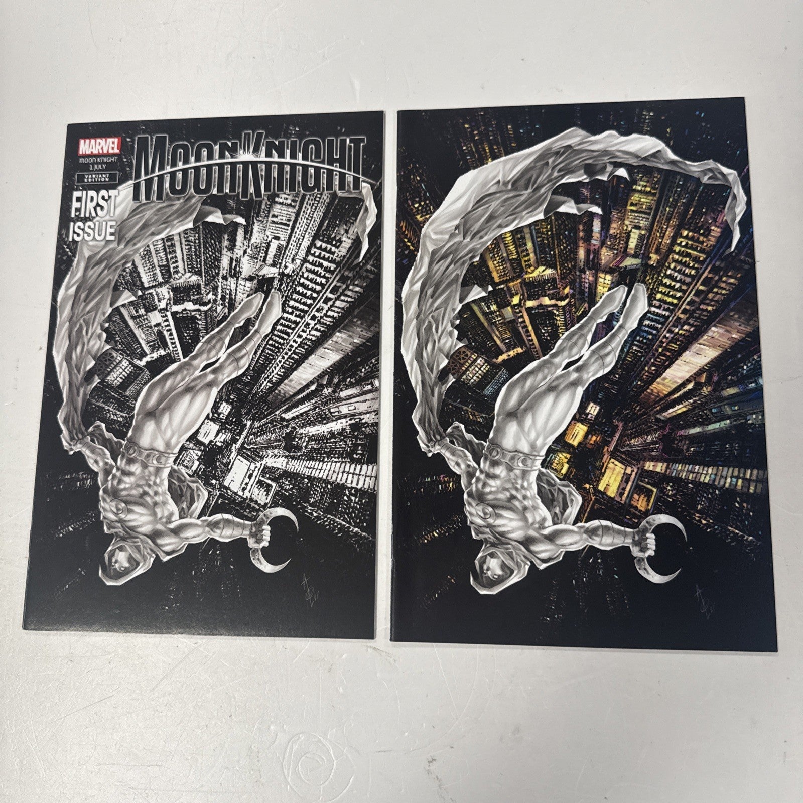 Moon Knight #1 2021 NM Alan Quah Trade Dress and Virgin Variants0