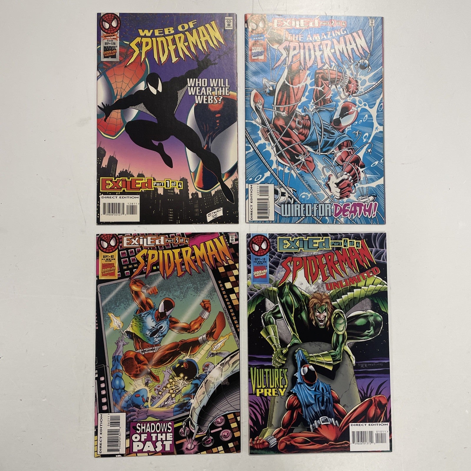 Spider-Man: Exiled #1-4 1995 Complete Set VF/NM0