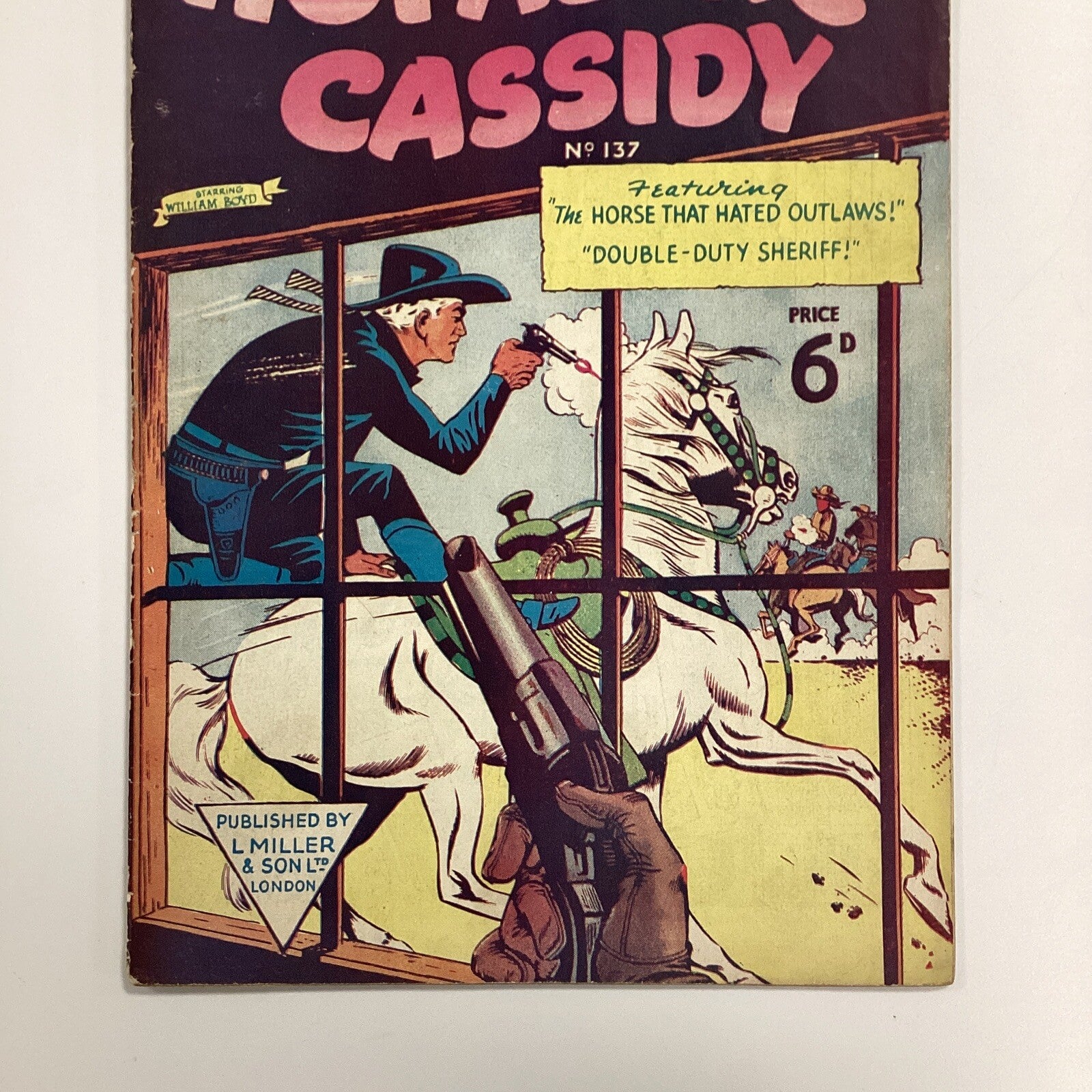 Hopalong Cassidy #137 1957 VG Pence Copy L Millar & Son2