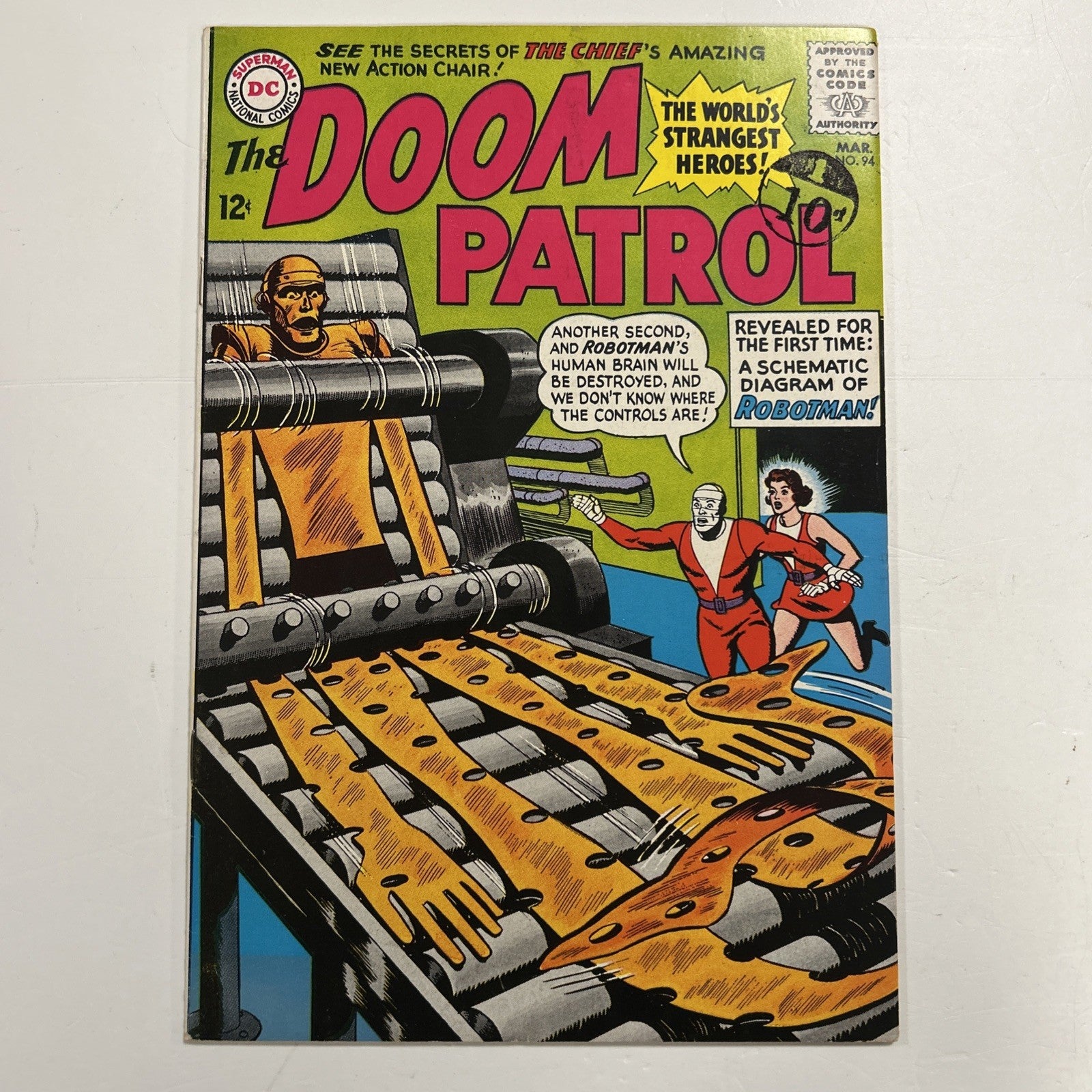 Doom Patrol #94 1965 FN Pence Stamp0