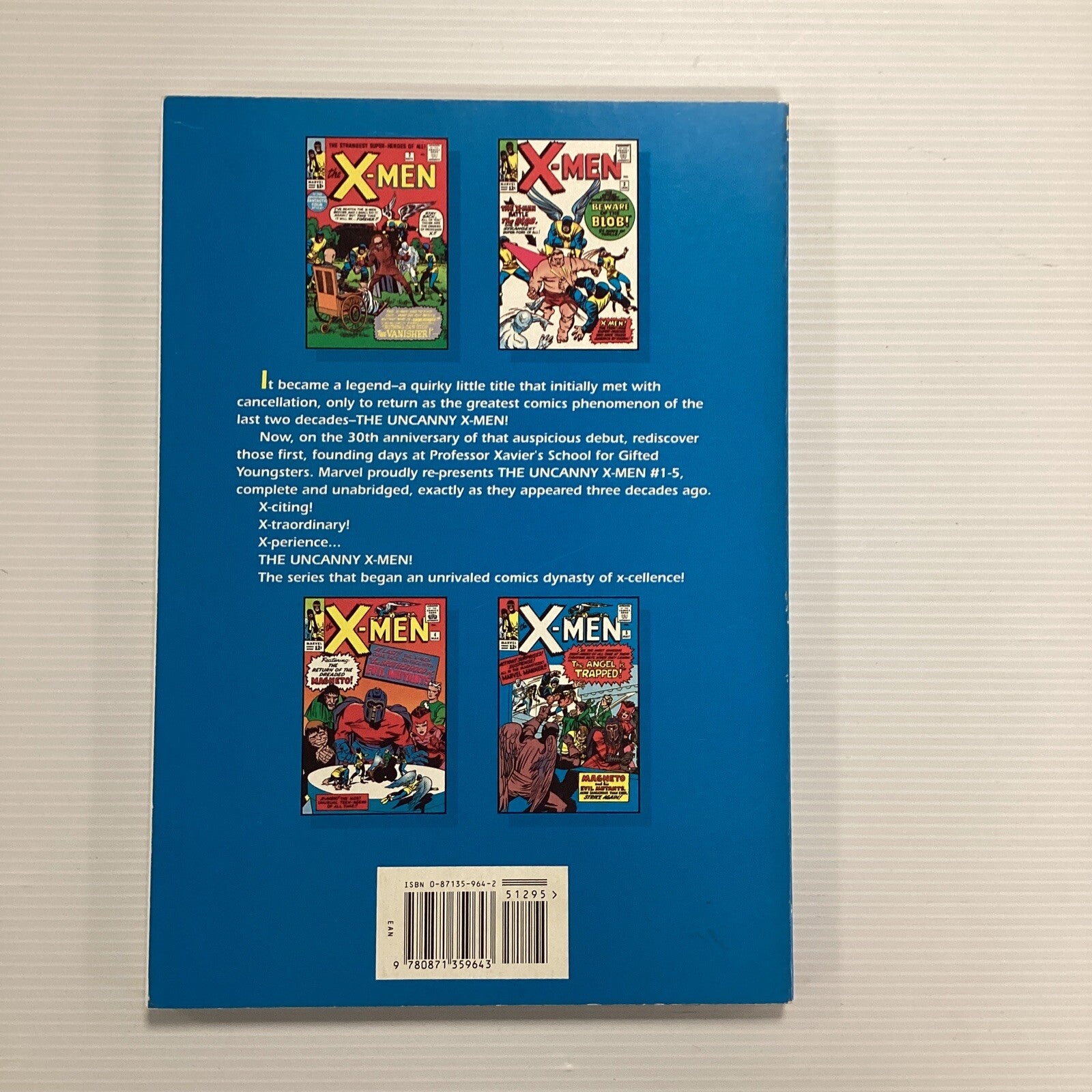 Uncanny X-Men Masterworks Volume 1 1993 FN 1st print4