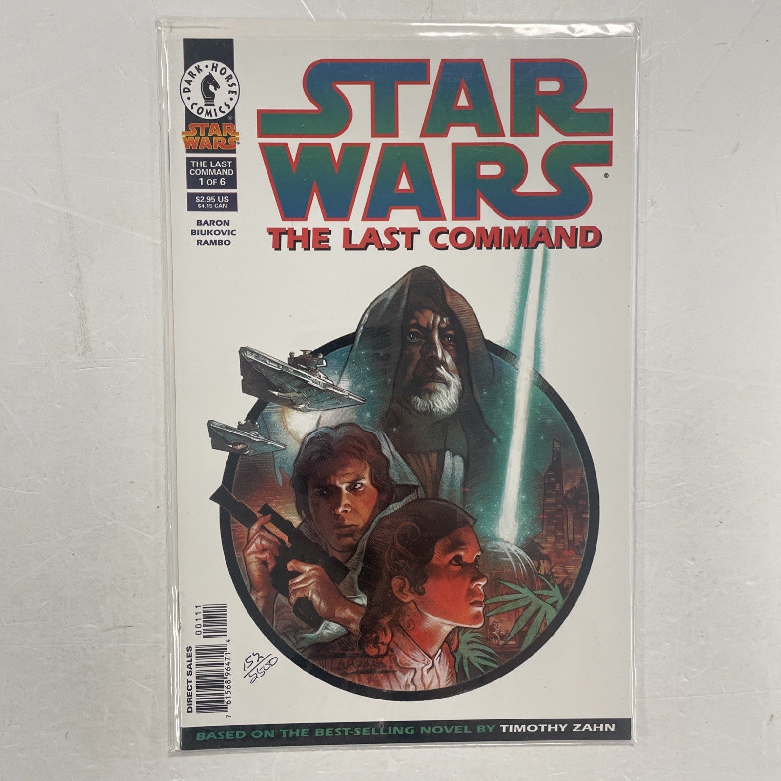 Star Wars: The Last Command #1 1997 Signed Mike Baron Dynamic Forces CoA0