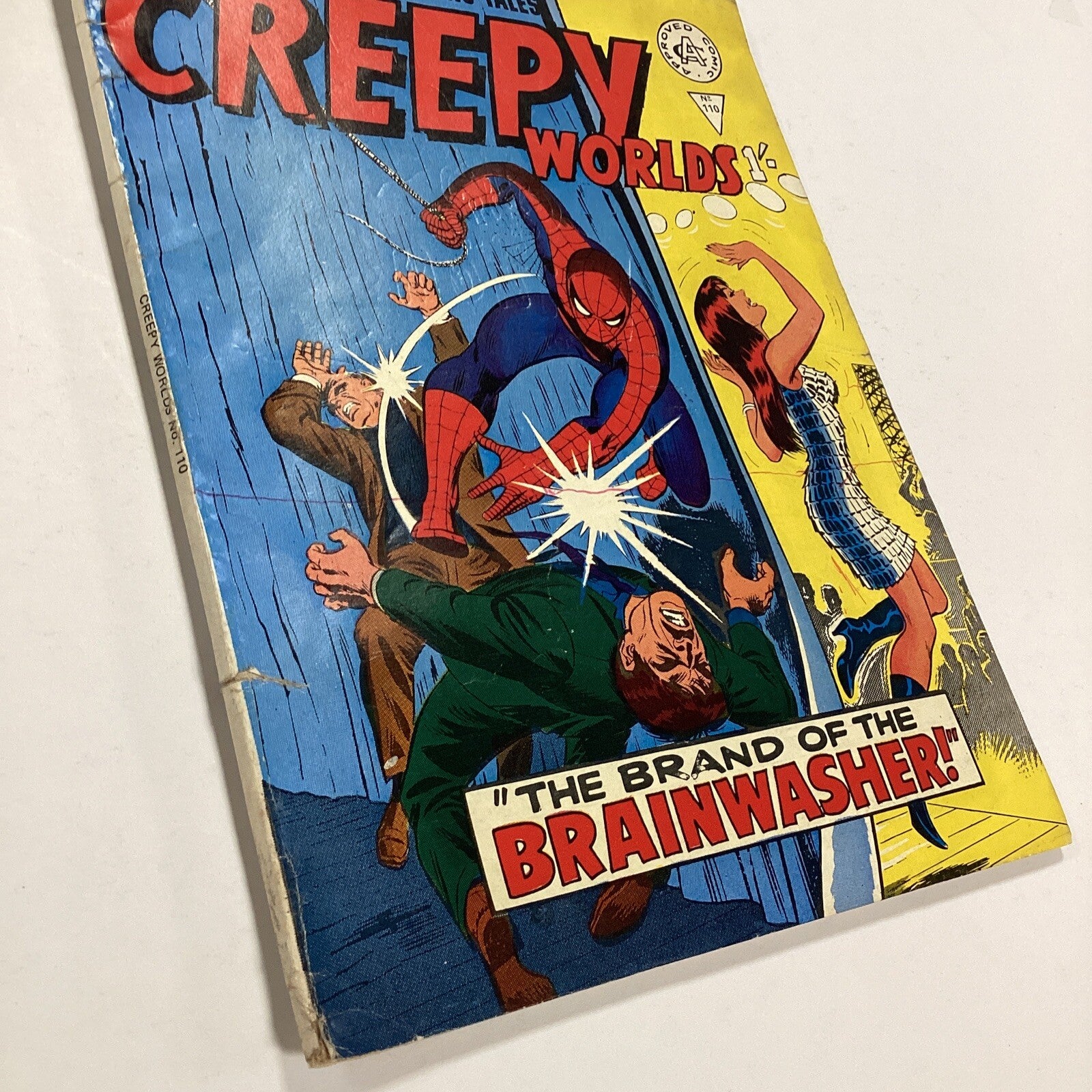 Alan Class Creep Worlds #110 late 1960s - early 70s GD **pen lines on front and4