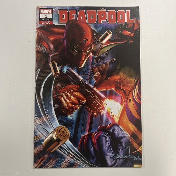 Deadpool #1 2018 VF/NM Greg Horn Variant0