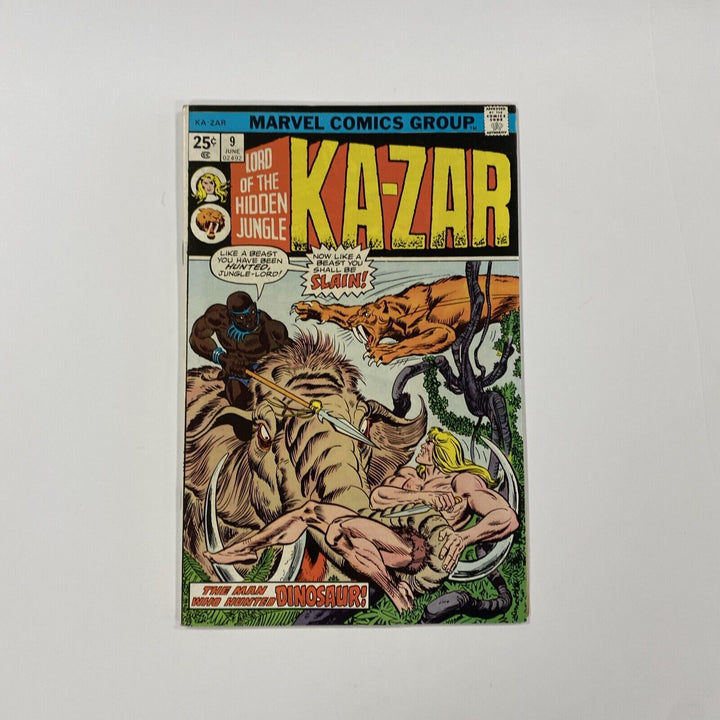 Ka-Zar #9 1975 FN Mark Jewelers insert!