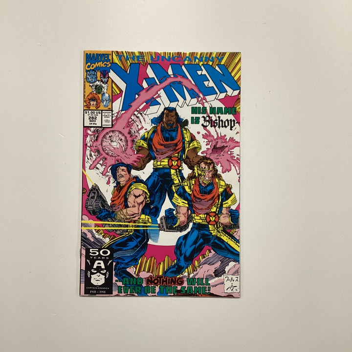 X-Men #282 1991 VF/NM 1st Appearance Of Bishop0