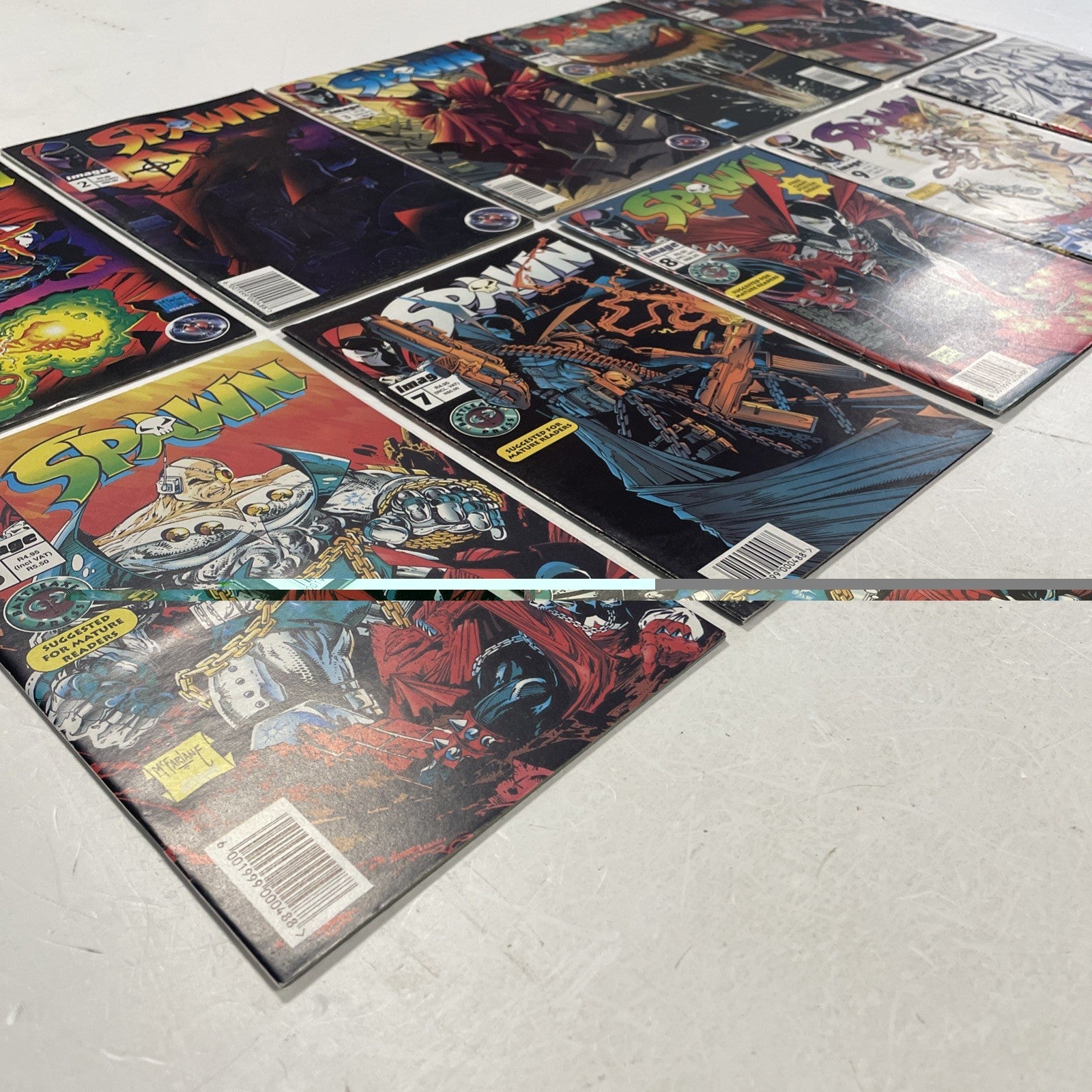 Spawn #1-10 1995 RSA Battleaxe South African Reprints Complete Image McFarlane7