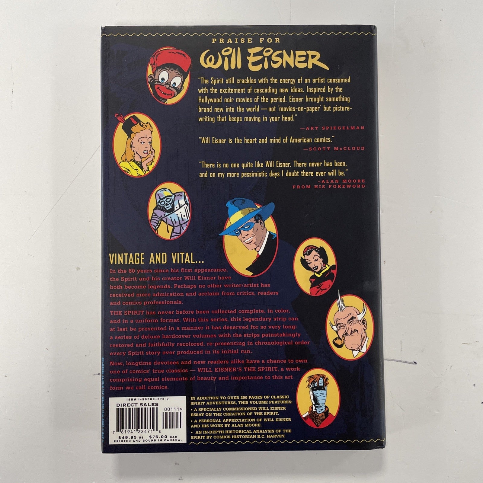 The Spirit Archive Will Eisner Vol 1 2000 First Printing HC Graphic Novel3