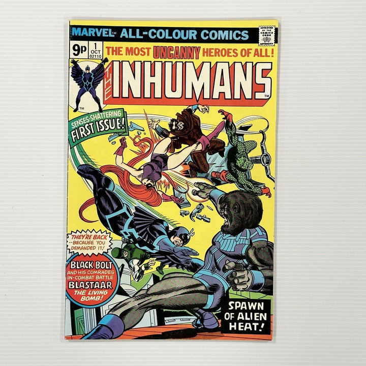 Inhumans #1 1975 FN Pence Copy