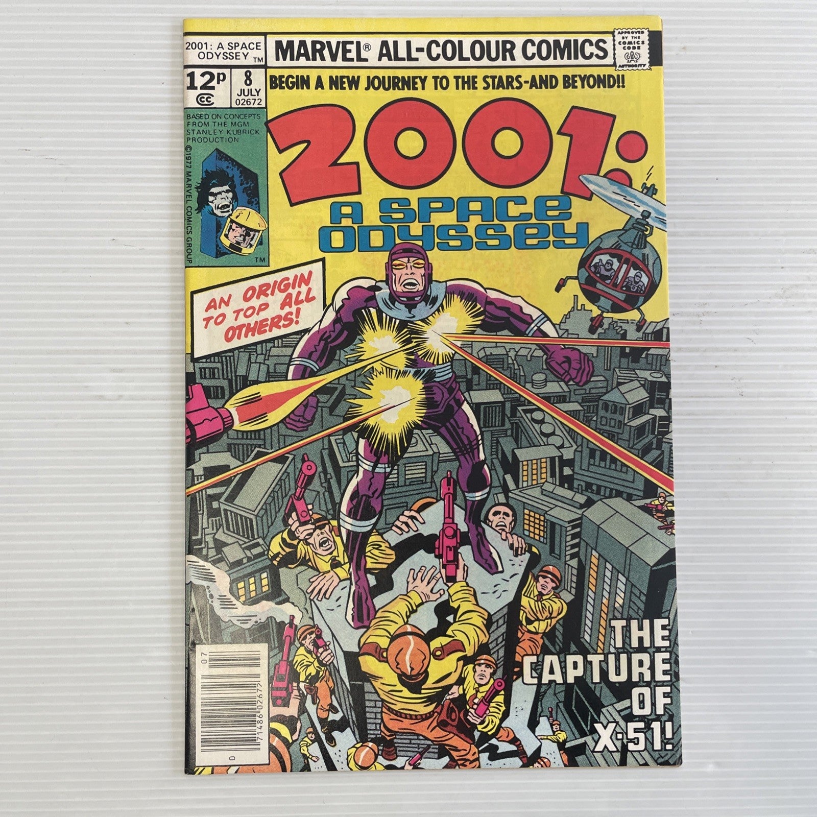 2001: A Space Odyssey #8 1977 VF Pence Copy 1st Appearance of Machine Man0