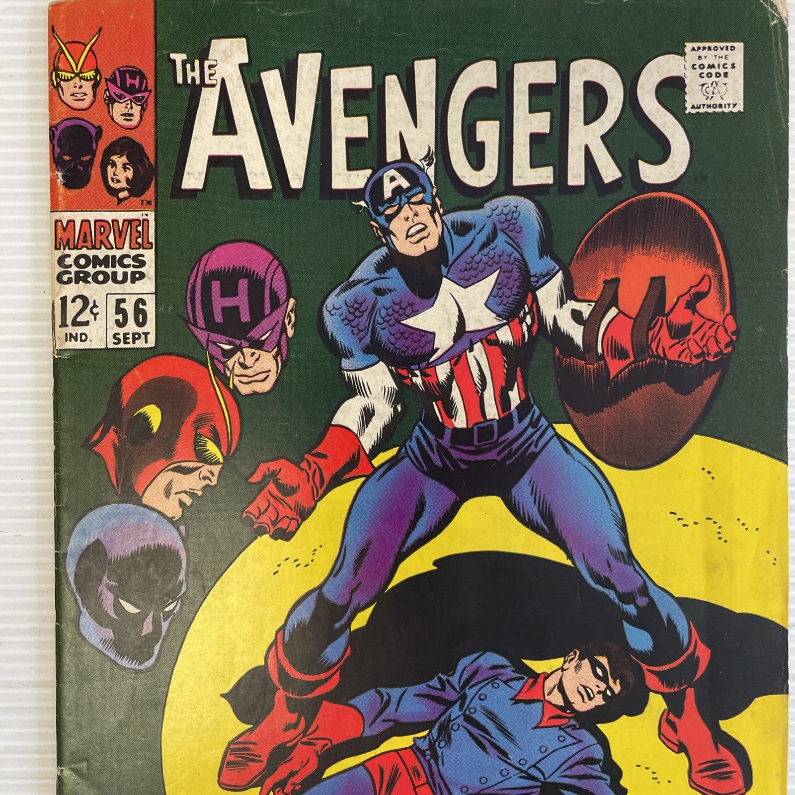Avengers #56 1968 VG Origin of Captain America Retold1