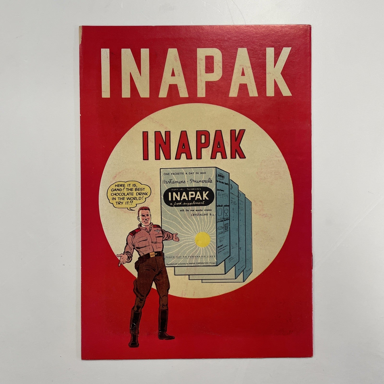 Major Inapak The Space Ace #1 1951 VG/FN Golden Age4