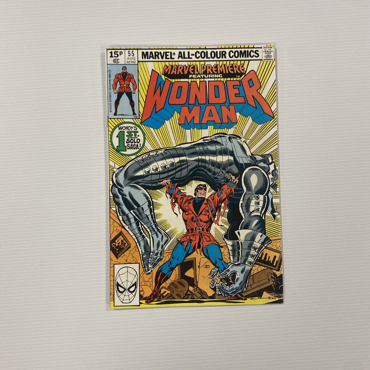 Marvel Premiere Featuring Wonder Man #55 1980 VF+ Pence Copy