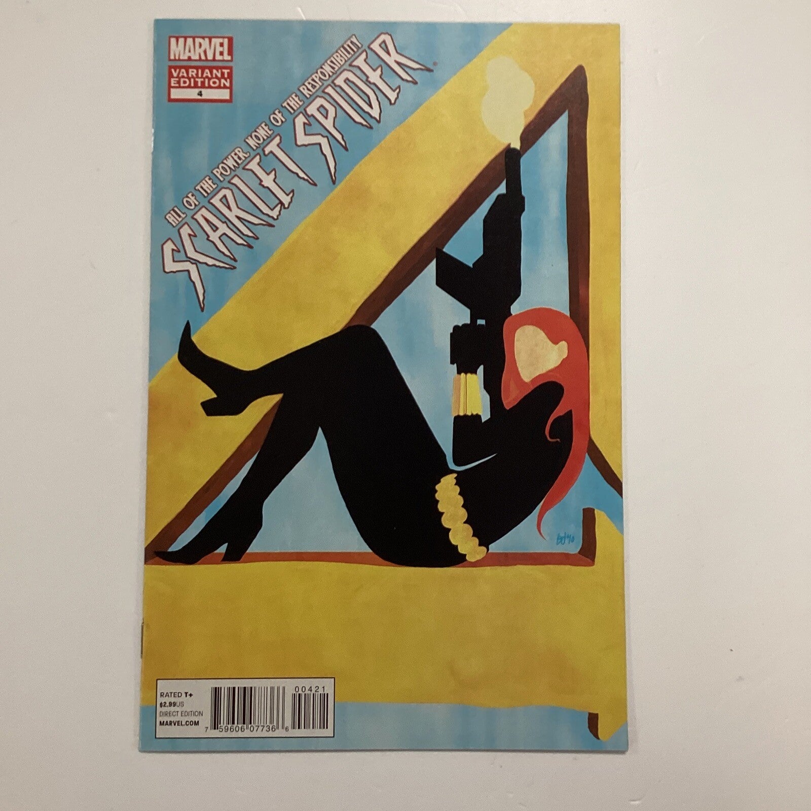 Scarlet Spider #4 2012 VF/NM Mike Del Mundo 1:25 Variant0