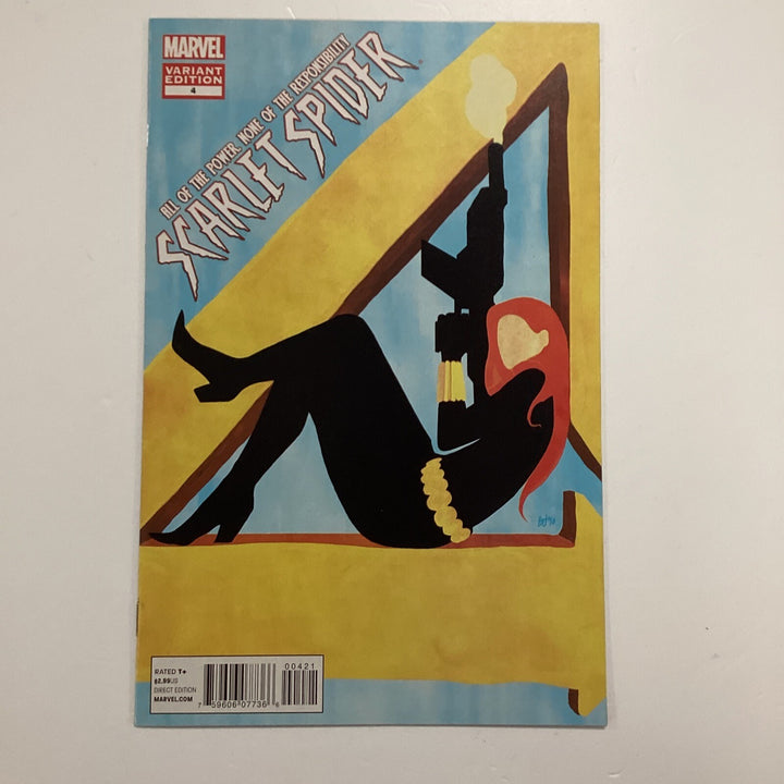 Scarlet Spider #4 2012 VF/NM Mike Del Mundo 1:25 Variant0