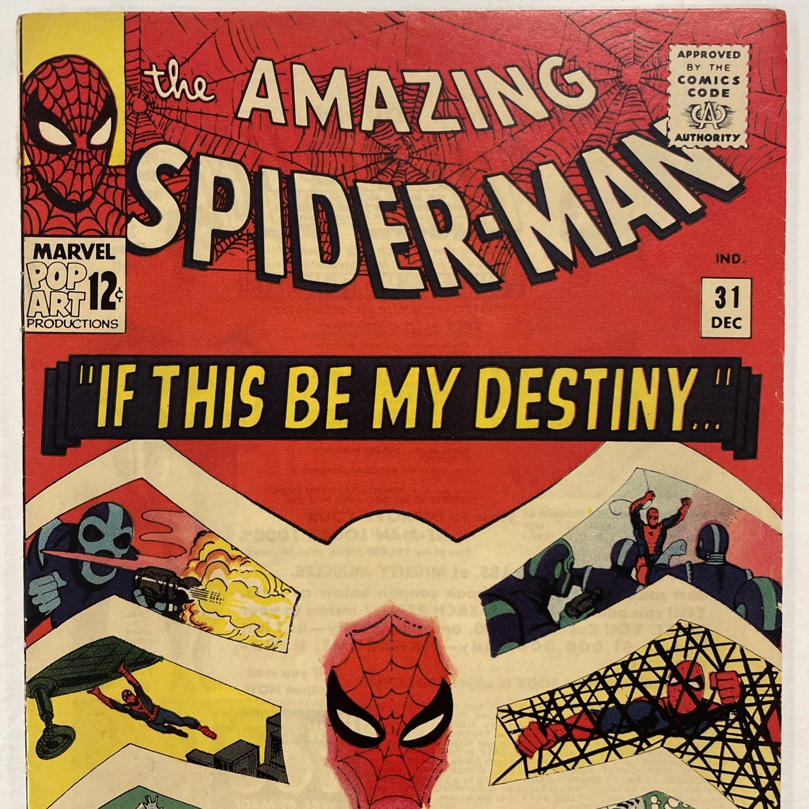 Amazing Spider-Man #31 1965 FN 1st Appearance of Gwen Stacey & Harry Osborn1