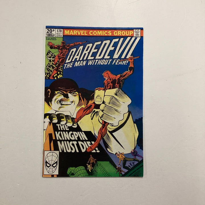 Daredevil #170 1981 FN 1st Kingpin in Daredevil Pence Copy0