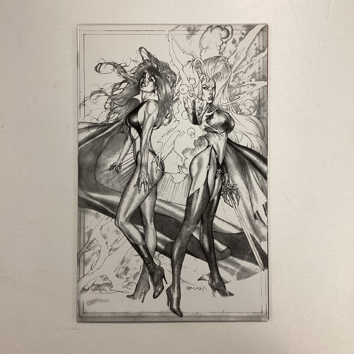 Vampirella Lady Death #1 1999 VF Pencil Sketch Variant Edition0