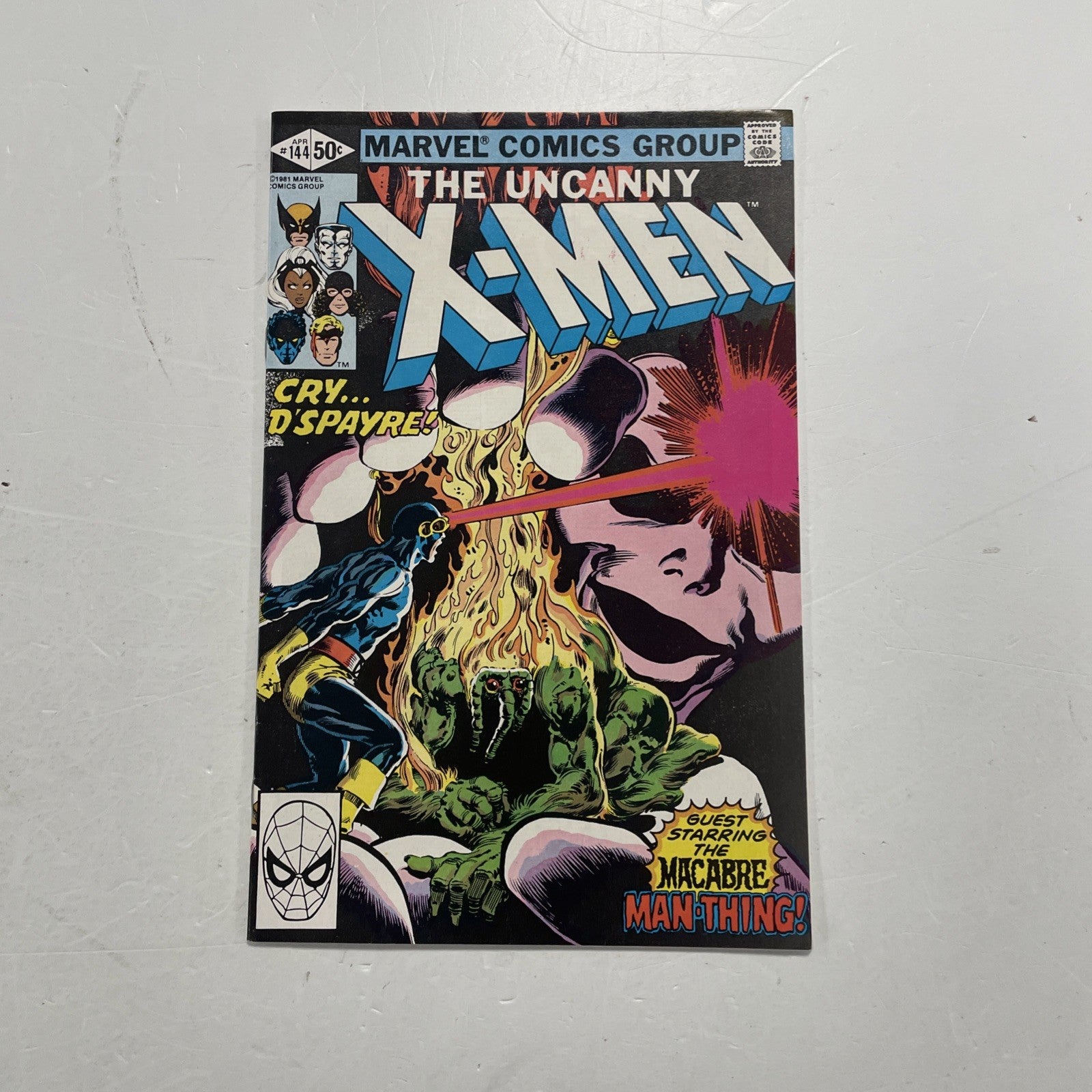 Uncanny X-Men #144 1981 VF Signed inside by Brent Anderson0