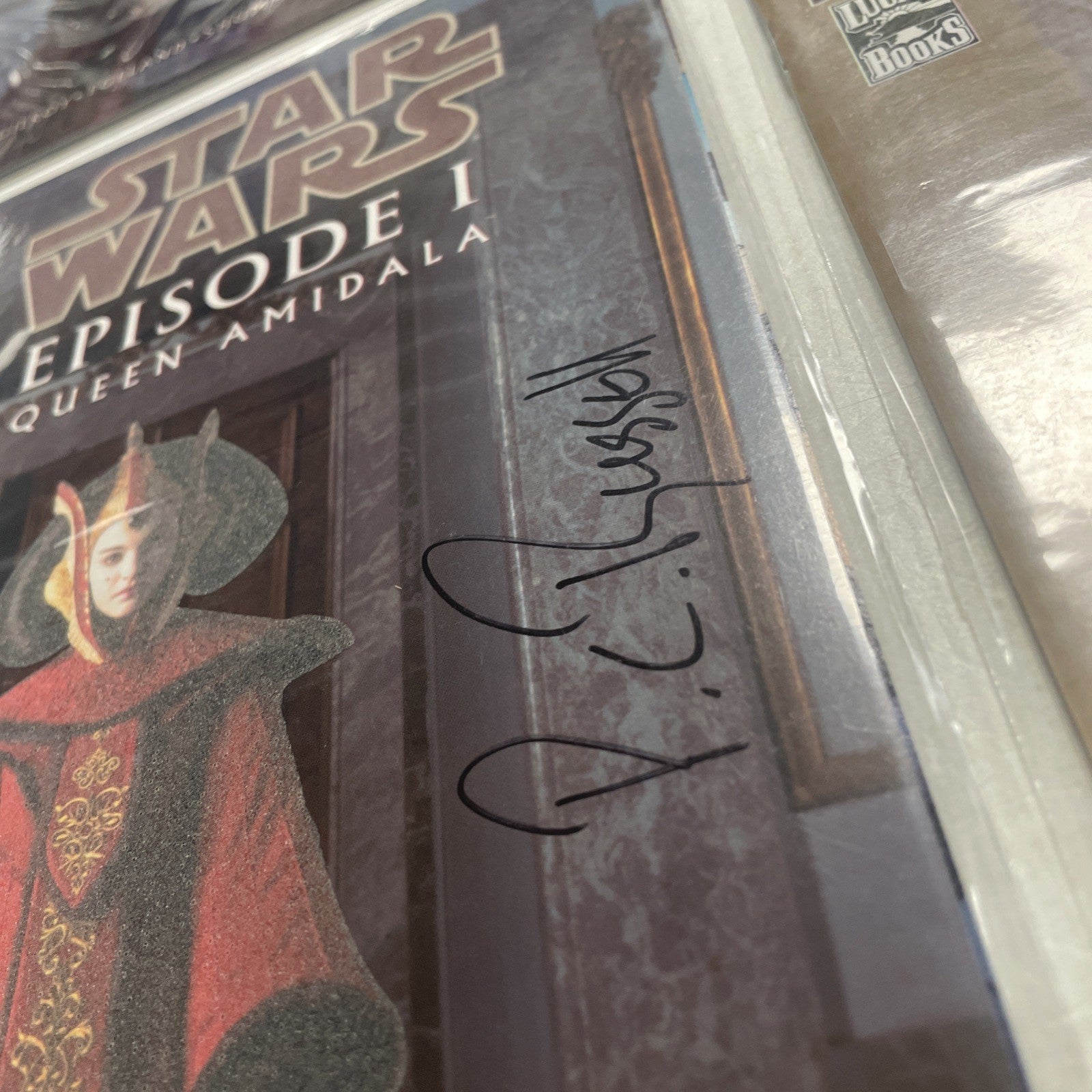 Star Wars Episode 1 Obi-Wan Amidala Qui-Gon & Anakin Gold Foil Signed Comics X46