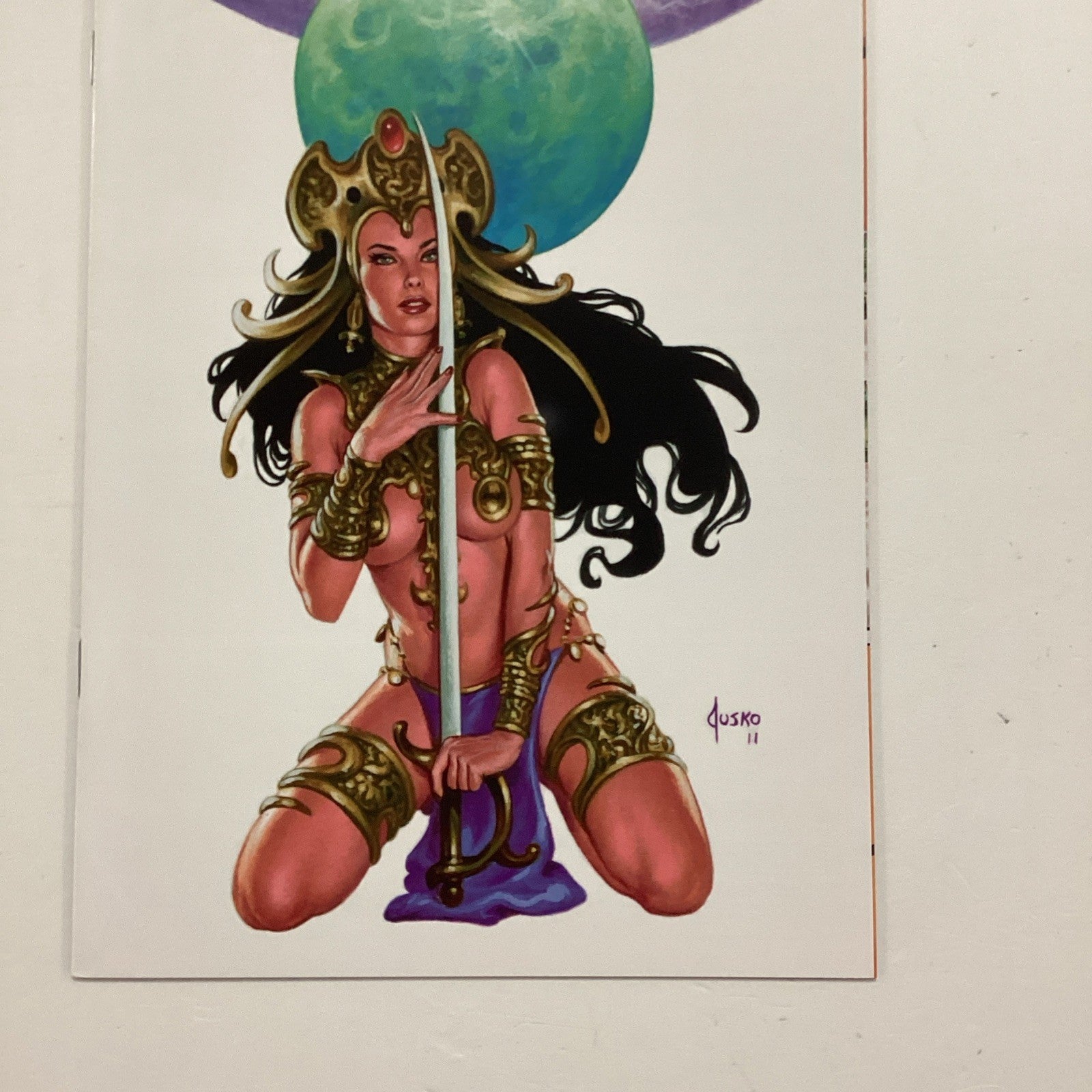 Warlord Of Mars #18 2012 VF Joe Jusko Virgin Variant  Dynamite2
