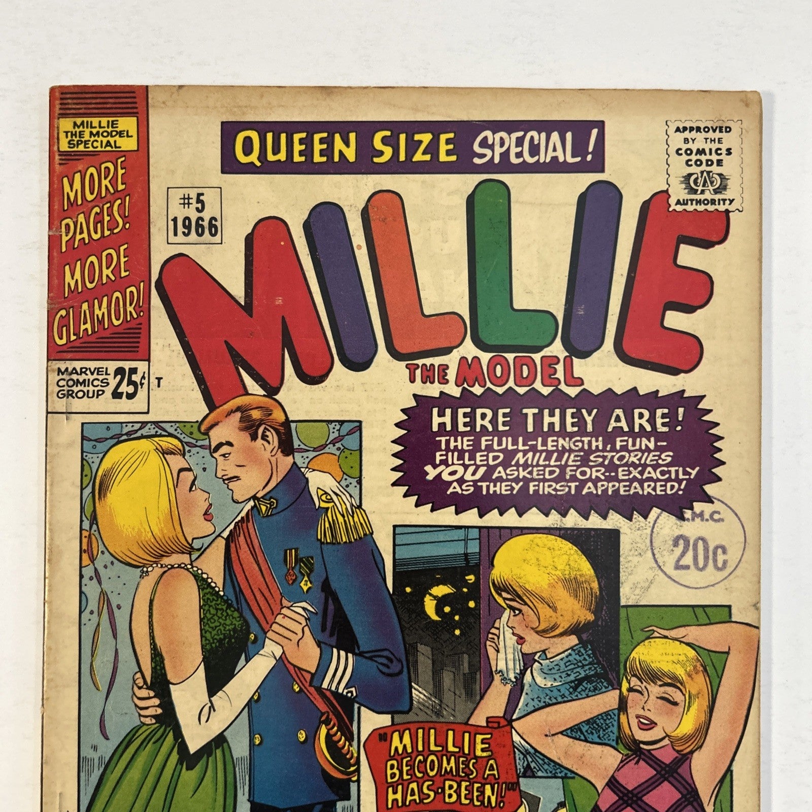 Millie The Model Annual #5 1966 VG/FN Pence Stamp1